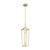 Delphine 20-in Natural Brass LED Pendant
