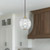 Marni 5-in Natural Brass LED Pendant