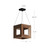 Morina 12-in White Oak LED Pendant