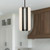Anders 7-in Urban Bronze LED Pendant