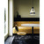 Willard 22-in Urban Bronze/Prismatic Glass 1 Light Pendant