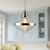 Willard 14-in Polished Nickel/Prismatic Glass 1 Light Pendant