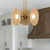 Harbour 18-in Vintage Brass/Woven LED Pendant