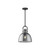 Waldo 11-in Matte Black/Smoked 1 Light Pendant