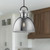 Waldo 18-in Matte Black/Smoked 1 Light Pendant
