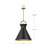 Emerson 18-in Aged Gold 1 Light Pendant