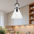 Emerson 11-in Matte Black/Clear Glass 1 Light Pendant