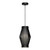 Hana 9-in Matte Black/Opal Matte Glass 1 Light Pendant