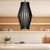 Hana 9-in Matte Black/Opal Matte Glass 1 Light Pendant