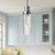 Kent 5-in Chrome/Clear Ribbed Glass 1 Light Pendant