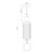 Kent 5-in Chrome/Clear Ribbed Glass 1 Light Pendant