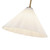 Serena 14-in Aged Brass/Opal Glass 1 Light Pendant