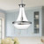 Marcel 10-in Chrome 1 Light Pendant