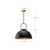 Harper 16-in Aged Gold 1 Light Pendant