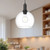 Castilla 10-in Clear Glass/Matte Black 1 Light Pendant
