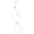 Harper 16-in Steel Shade/Opal Matte Glass 1 Light Pendant