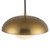 Rubio 11-in Aged Gold/Opal Matte Glass 1 Light Pendant