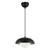 Rubio 11-in Matte Black/Opal Matte Glass 1 Light Pendant