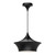 Emiko 12-in Matte Black 1 Light Pendant