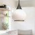 Hazel 14-in Matte Black/Opal Matte Glass 1 Light Pendant