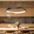 Anello Minor 24-in Black LED Pendant