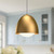 Kenji 16-in Aged Gold/Opal Matte Glass 1 Light Pendant