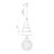 Oliver 18-in Aged Gold/White Linen 1 Light Pendant