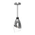 Capri 5-in Chrome/Clear Glass 1 Light Pendant