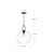 Soji 10-in Matte Black/Smoked Solid Glass 1 Light Pendant