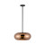 Trinity 14-in Black/Copper LED Pendant