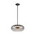 Trinity 14-in Black/Smoked LED Pendant