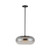 Trinity 14-in Black/Smoked LED Pendant
