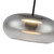 Trinity 14-in Black/Smoked LED Pendant