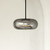 Trinity 14-in Black/Smoked LED Pendant