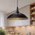 Abel 14-in Matte Black 1 Light Pendant