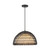 Bondi 16-in Matte Black/Opal 1 Light Pendant