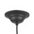 Crosby 18-in Matte Black Socket Pendant