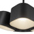 Arena Modern LED Pendant - 11 inch - Black