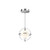 Aries 8-in Chrome LED Pendant