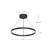 Cerchio 24-in Black LED Pendant