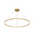 Cerchio 60-in Brushed Gold LED Pendant