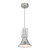 Floe 8-in Polished Nickel/Clear Crystal LED Pendant