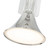 Floe 8-in Polished Nickel/Clear Crystal LED Pendant