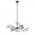 Savoy House Malinda 1-2168-6-105 41 Inch 6 Light Bark Chandelier Dry Rated