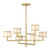 Savoy House Mariquita 1-6492-6-328 34 Inch 6 Light Spun Gold Chandelier Dry Rated