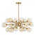 Savoy House Matisse 1-7935-18-322 20 Inch 18 Light Warm Brass Chandelier Dry Rated