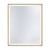 Savoy House Paulding LED Rectangle Frontlit Mirror with Black Frame 2-1230-30X36 30 Inch LED Black Mirror Damp Rated