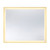 Savoy House Paulding LED Rectangle Frontlit Mirror with Gold Frame 2-1233-30X36 30 Inch LED Gold Mirror Damp Rated