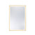 Savoy House Paulding LED Rectangle Frontlit Mirror with Gold Frame 2-1234-48X32 48 Inch LED Gold Mirror Damp Rated