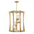 Savoy House Darien 3-1018-4-322 23 Inch 4 Light Warm Brass Pendant Dry Rated